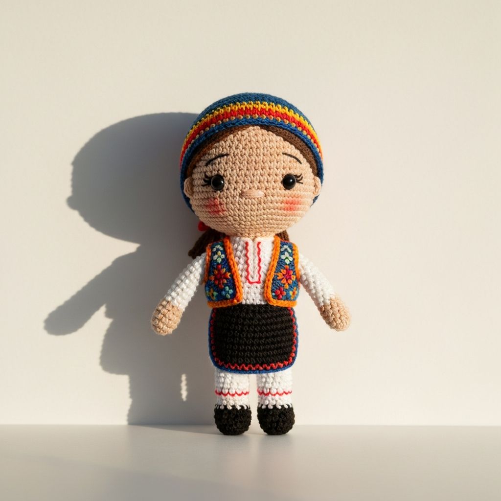 Valentina de Cerdena — Amigurumi de coleccion de Italia