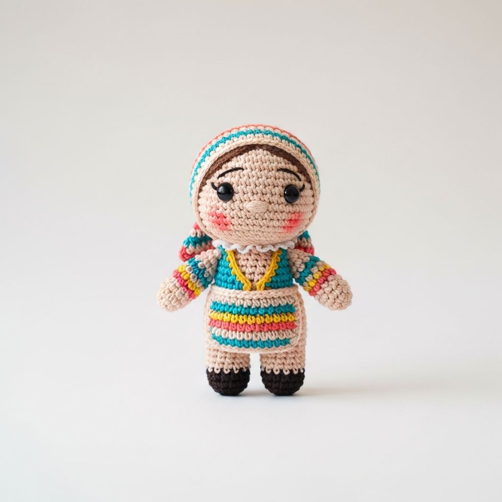 Ines do Minho — Amigurumi de coleccion de Portugal