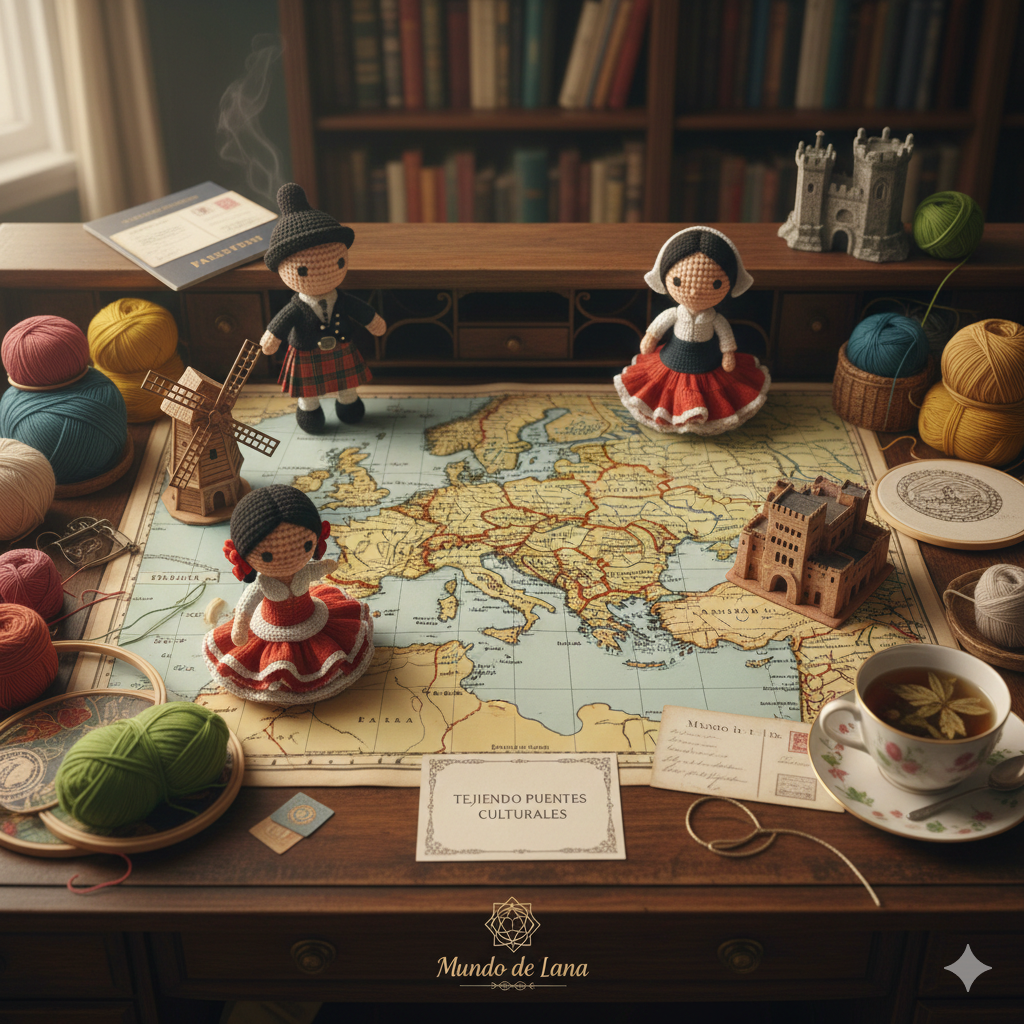 Pasaporte cultural artesanal para amigurumis de coleccion